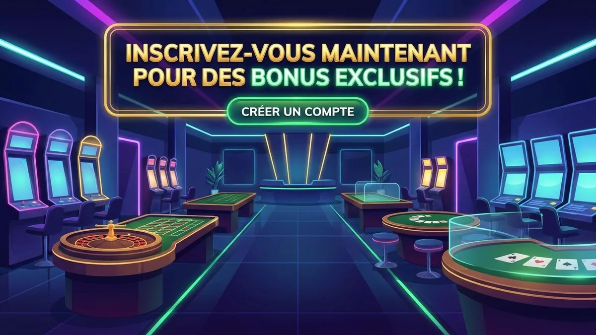 Inscription avec bonus
